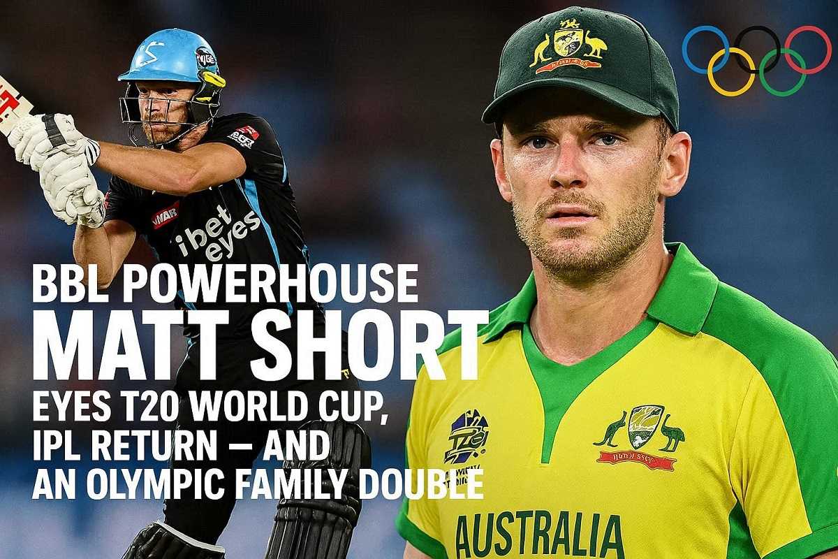 BBL Powerhouse Matt Short Eyes T20 World Cup